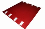 Próg zwalniający wyspowy PZP-2/PZP-3; element narożny prawy; 500x450x65