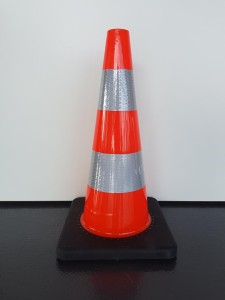 Pachołek drogowy - 50 cm, odblaskowe, II gen