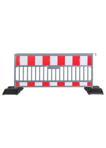 Bariera harmonijkowa z PVC - lekka, przenośna