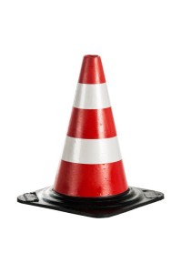 Pachołek drogowy U-23d - wysokość: 30 cm; guma.