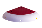 Azyl drogowy; sztuczna wyspa; element narożny; 500x500x10